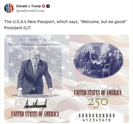 사진=도널드 트럼프 미국 대통령 트루스소셜