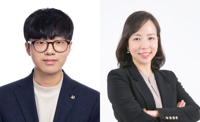카이스트 과학기술정책대학원 홍완 박사과정생, 최문정 석좌교수(왼쪽부터). (사진=카이스트)