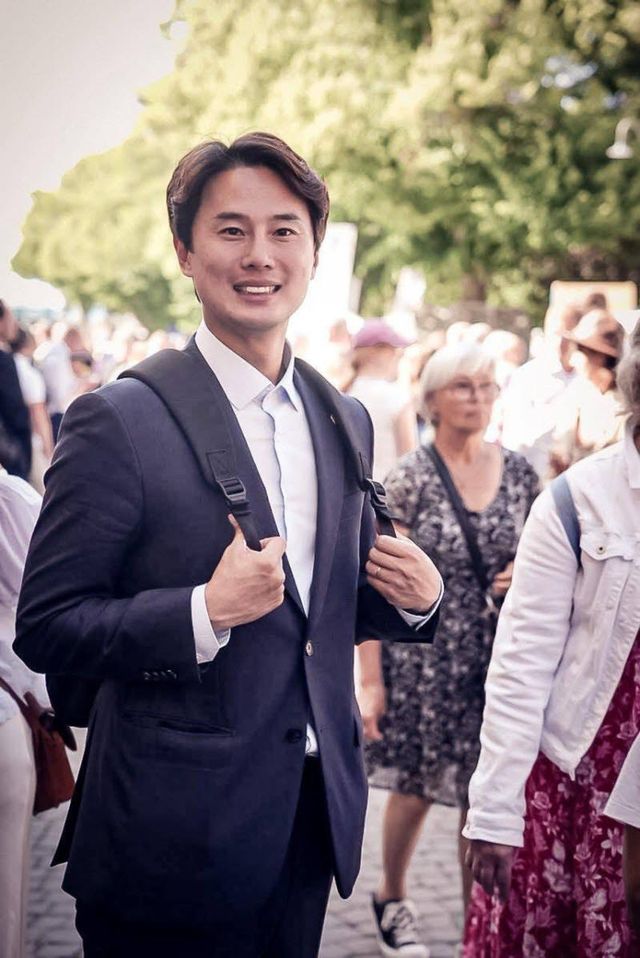 스웨덴 알메달렌 정치축제에 참여한 황대호 경기도의회 문화체육관광위원장.(사진=황대호 경기도의원)