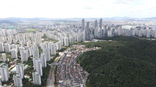 화성시 동탄구 동탄1신도시 항공사진.(사진=화성시)