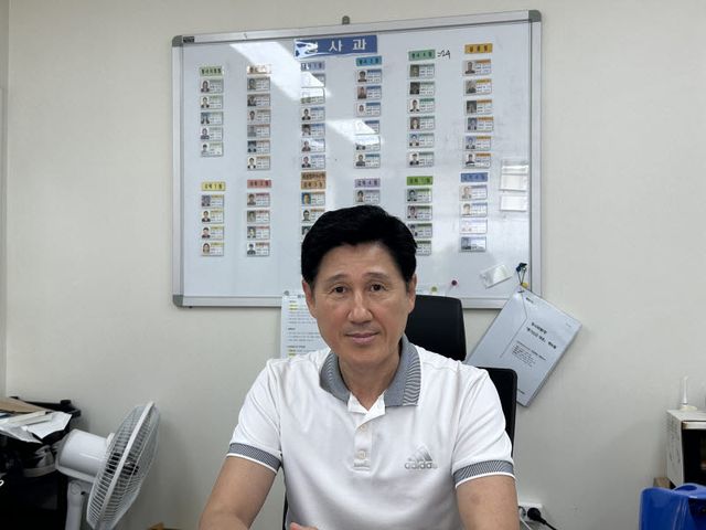 이대우 서대문경찰서 형사과장이 지난 29일 서울 서대문경찰서에서 이데일리와 인터뷰하고 있다. (사진=원다연 기자)