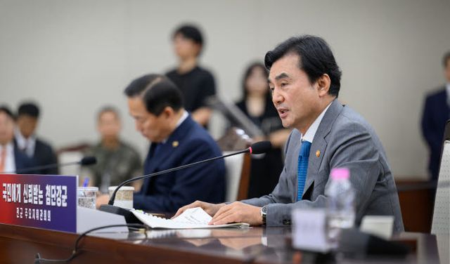 안규백 국방부 장관이 1일 국방부 대회의실에서 열린 2026년 전반기 전군주요지휘관회의에서 모두발언을 하고 있다. (사진=국방부)