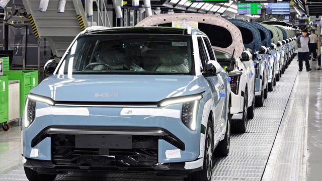 기아 광명 EVO Plant에서 생산 중인 EV3 (사진=현대차그룹)
