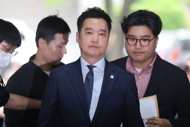 지난 5월, 영장실질심사 출석하는 김세의 가세연 대표의 모습 (사진=뉴시스)