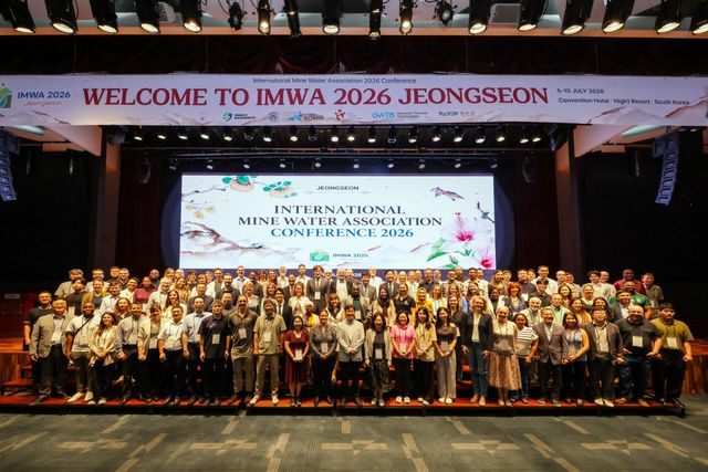 강원 정선 하이원리조트에서 열린 ‘국제광산수협회(IMWA) 2026 국제학술대회’ 개막식