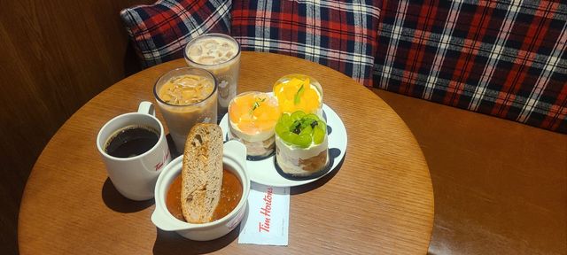 팀홀튼에서 푸드 라인업을 확대하며 선보인 '칠리수프' 모습(사진=이데일리 김미경 기자).