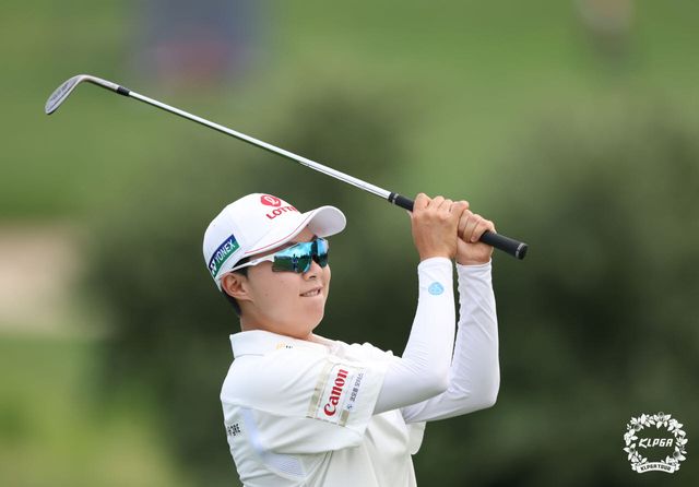김효주의 웨지 샷.(사진=KLPGA 제공)