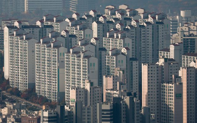 서울 남산에서 본 아파트의 모습_[연합뉴스 자료사진]