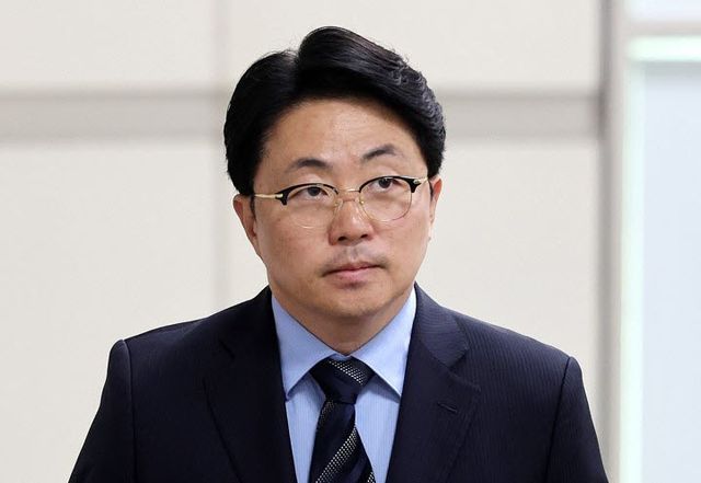 법정 향하는 '김건희 집사' 김예성 씨. (사진=연합뉴스)