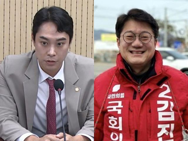 최영중 전 청주시의원(왼쪽), 김진모 국민의힘 청주서원당협위원장 (사진=청주시, 연합뉴스)