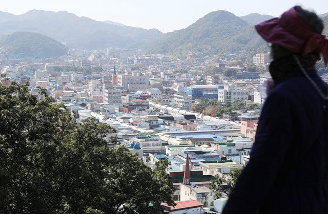 2021년 공주 구 시가지의 모습.(사진=연합뉴스)
