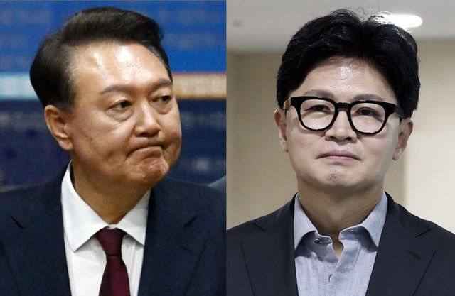 윤석열 전 대통령, 한동훈 무소속 의원 (사진자료=뉴시스)