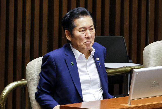 본회의 참석한 정청래 전 대표(사진=뉴시스)