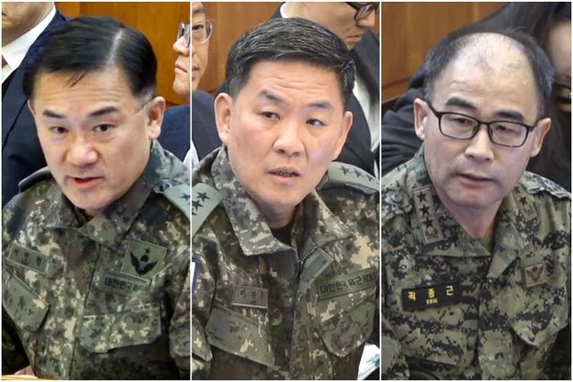 여인형·이진우·곽종근 전 사령관. (사진=헌법재판소 제공)