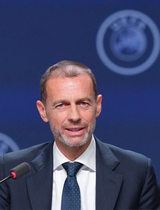 알렉산드르 체페린 UEFA 회장. 사진=AFPBBNews