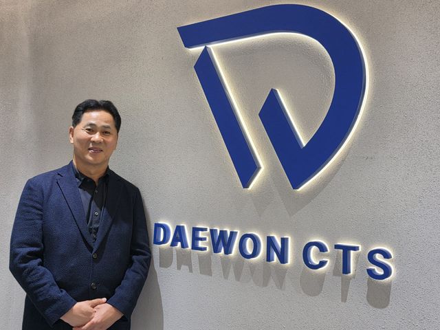 김보경 대원씨티에스 대표가 이데일리와 인터뷰 후 사진촬영을 하고 있다. (사진=안소현 기자)