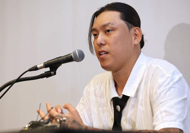 미국 진출 도전 소감을 밝히는 부산 KCC 소속 최준용. 사진=연합뉴스