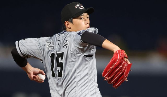 한화이글스 소속 시절 김기중. 사진=연합뉴스