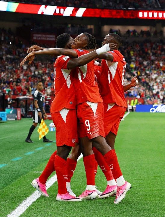 스위스 축구 대표팀. 사진=AFPBB NEWS