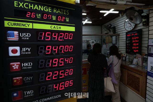 지난 2일 서울 중구 명동에서 외국인 관광객들이 환전소로 향하고 있다. (사진=이데일리 이영훈 기자)