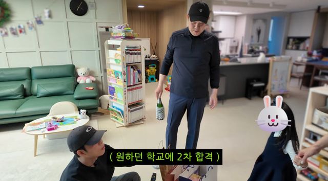 김구라, 6세 늦둥이 딸 국제학교 합격