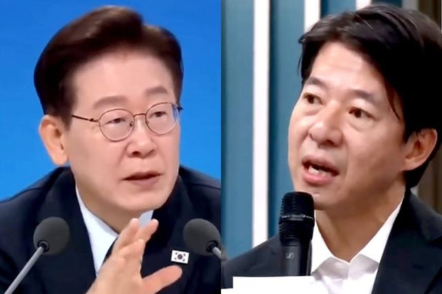 이재명 대통령, 유튜브 ‘광수네복덕방’ 이광수 대표 (사진=연합뉴스, KTV)