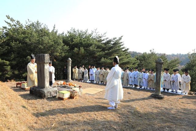 포항 여강이씨 문중 묘제 모습.(사진=포항시)