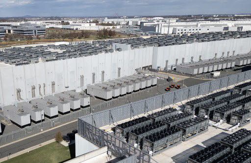 미국 버지니아주 애슈번에 위치한 디지털 리얼티 데이터센터(사진=AFP)