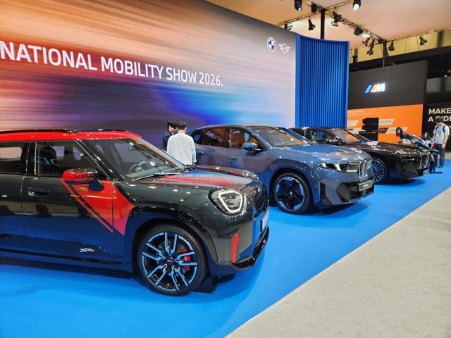 2026 부산모빌리티쇼 BMW 코리아 전시관 전경 (사진=이데일리 이배운 기자)