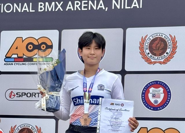 한국 BMX 레이싱 기대주 김예서. 사진=대한사이클연맹