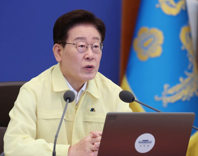 이재명 대통령이 18일 청와대에서 열린 제1회 을지국무회의에서 발언하고 있다. (사진=연합뉴스)