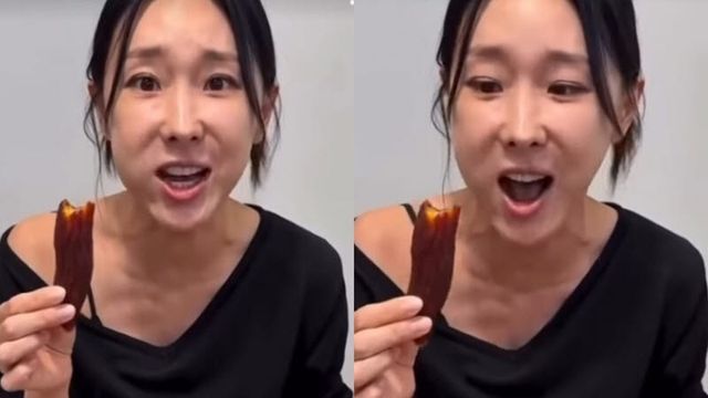 방송인 이지혜가 주의를 당부한 딥페이크 광고.(사진=이지혜 인스타그램 캡처)