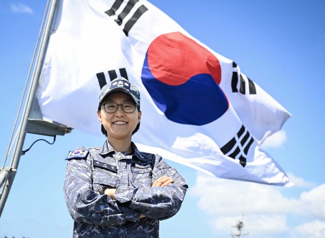 독도함장에 취임하는 배선영 대령 (사진=해군)