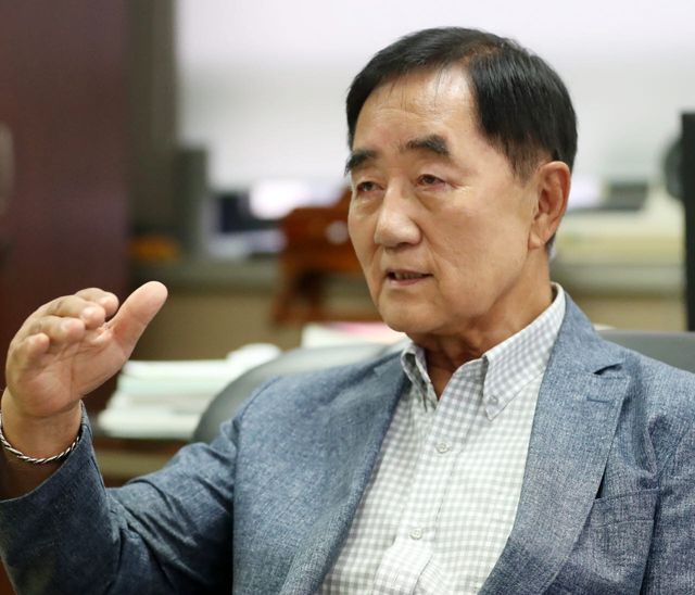 유용종 한국호텔업협회장은 최근 이데일리와의 인터뷰에서 “호텔은 짓는 데 통상 3~5년이 걸린다”며 “3000만 관광객 시대에 대비하려면 객실이 부족해진 뒤가 아니라 지금부터 투자 여건을 만들어야 한다”고 강조했다. (사진=김태형 이데일리 기자)