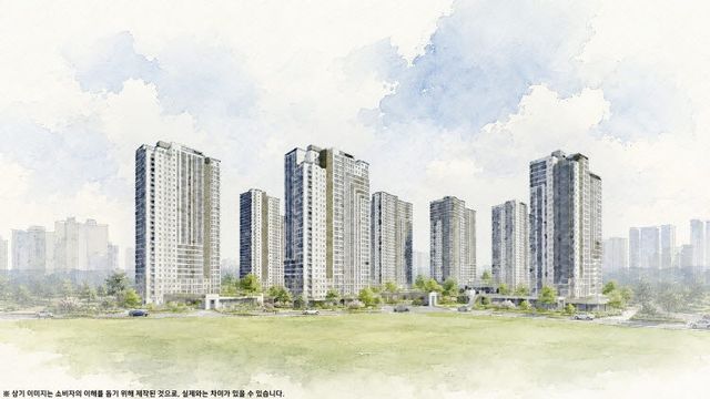 향남역 그로브 스위첸 투시도 (사진=KCC건설)