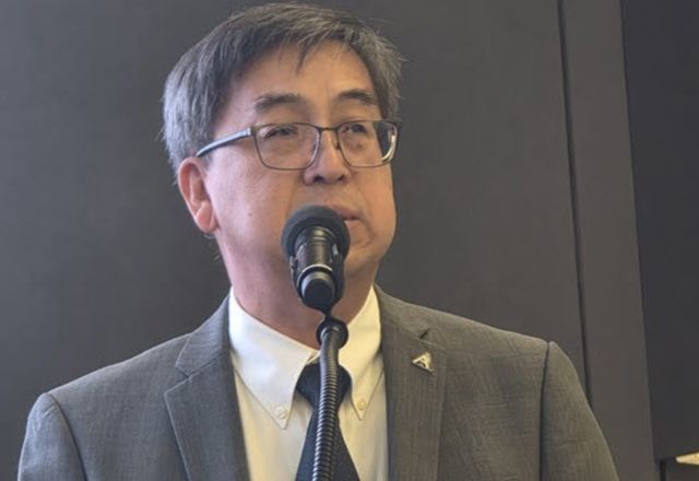 노문종 코오롱티슈진 공동대표가 지난 7월 21일 서울 강서구 코오롱원앤온리타워에서 열린 기자간담회에서 TG-C 미국 임상 3상 결과에 관해 설명하고 있다. (사진=이데일리 송영두 기자)