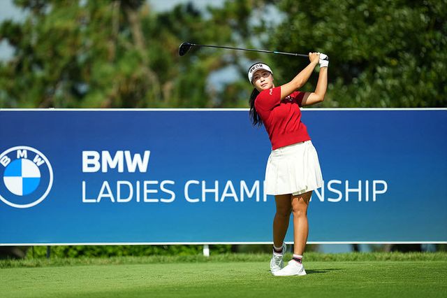 이정은이 지난해 파인비피 골프링크스에서 열린 LPGA 투어 BMW 레이디스 챔피언십에서 경기하고 있다. (사진=이데일리 골프in 조원범 기자)