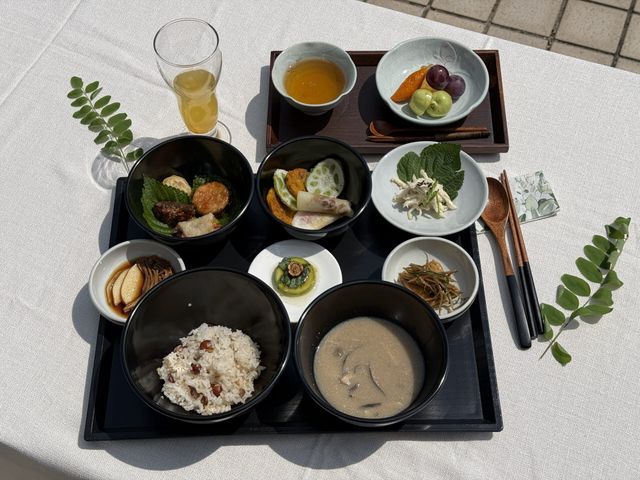 동화사의 사찰음식 한상