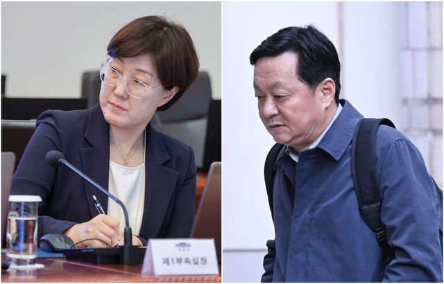 (좌)김현지 제1부속실장, (우)정진상 전 더불어민주당 대표실 정무조정실장 (사진=연합뉴스)