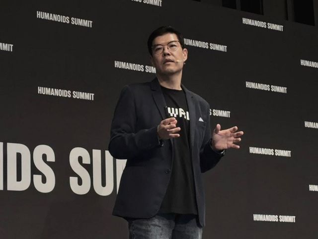 류중희 리얼월드 대표가 22일 서울 코엑스에서 열린 ‘휴머노이드 서밋 서울 2026’에서 발표하고 있다. (사진=신영빈 기자)