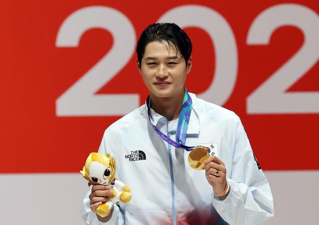 아시안게임 2관왕을 노리는 펜싱 남자 사브르 오상욱. 사진=연합뉴스