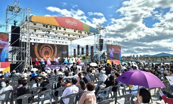 세종 한글 축제 무대.(사진=세종시)
