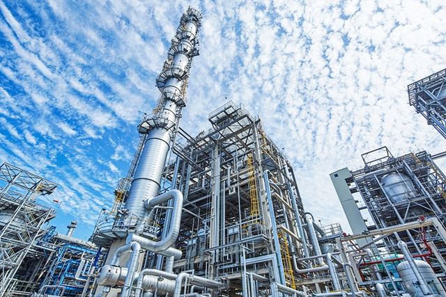 화공플랜트 전경. [사진=(주)한화그룹 건설부문]