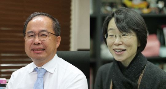 김정호(왼쪽) 전기및전자공학부 교수와 류석영 전산학부 교수. [사진=카이스트]