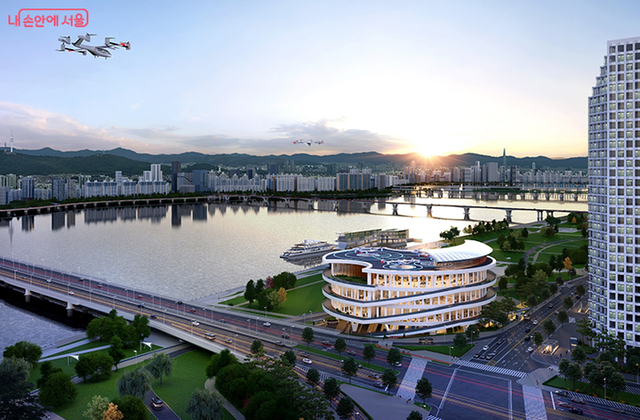 서울항 버티포트 예시도. [사진=서울시]