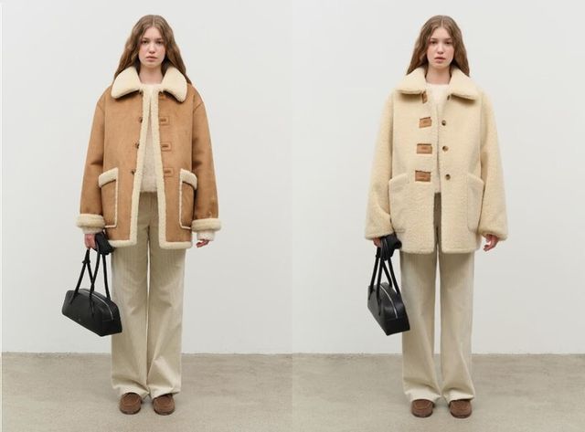 LF 던스트 리버시블 무스탕 재킷. [사진=LF]