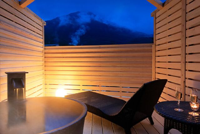 벳푸 후가의 전세 온천 노천탕. [사진=호텔스닷컴]