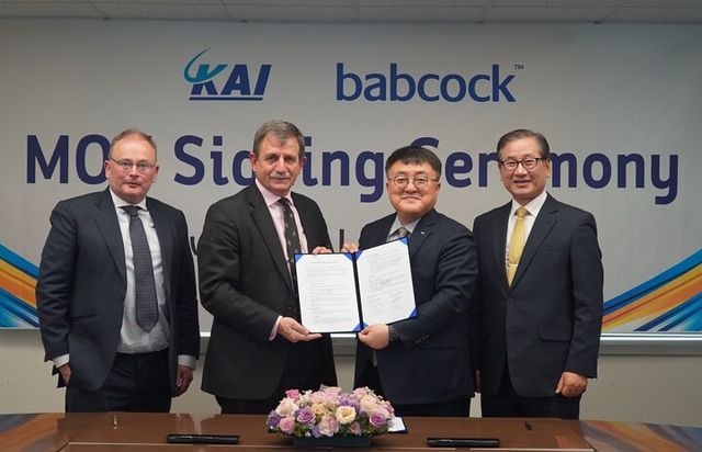 KAI-Babcock MOU 체결식. [사진= KAI]