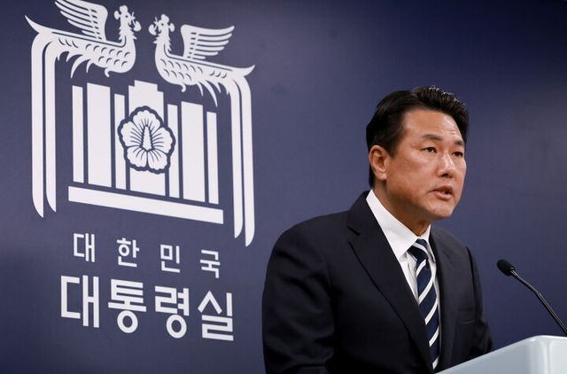 김태효 국가안보실 1차장이 6일 서울 용산 대통령실 청사에서 외교 안보 분야 성과 및 향후 추진 계획 브리핑을 하고 있다. [사진=연합뉴스]