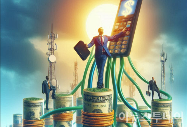 알뜰폰 업계가 가격 경쟁력을 바탕으로 인기를 끌며 통신3사를 위협하고 있다. [사진=생성형AI 코파일럿]